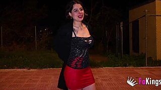 Curvy Spanish Babe Lulita Star Bent Over and Shared by Two Big Cock Spanish Dudes