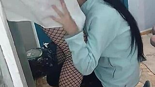Student asks nurse wanna fuck my big tits in this office right now?