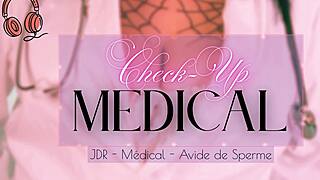 Check-Up Médical French Medical Cock Milking Lactating European Milf Squirts Milk