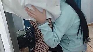 Student asks nurse wanna fuck my big tits in this office right now?