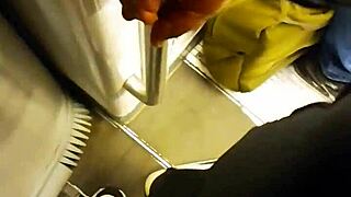 casero real latina grabs my cock after public ass rub in heat