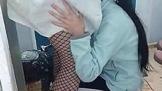 Student asks nurse wanna fuck my big tits in this office right now?