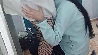 Student asks nurse wanna fuck my big tits in this office right now?