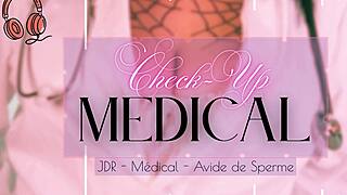 Check-Up Médical French Medical Cock Milking Lactating European Milf Squirts Milk