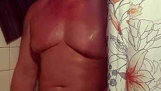 Playing With Monster Cock In Shower