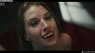 vampire octavia red mind controls sofia rivers into wet lezdom pussy feast