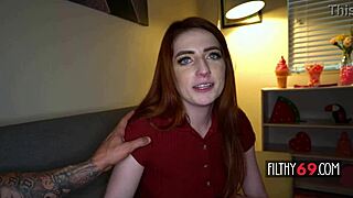 Nerdy Redhead Stepsister Craves Stepbrother's Cock! Aria Carson Wants It Now?
