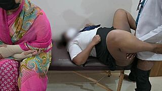 Indian Student Fucked Hard by Doctor as Mommy Watches in Hospital