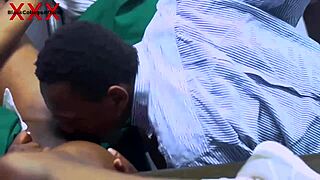 naughty students and teacher femi get wild in office