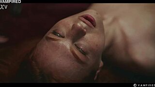 vampire octavia red mind controls sofia rivers into wet lezdom pussy feast