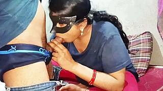 Village Bhabhi Deepthroats Big Black Cock Swallows Cumshot