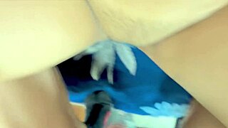 Indian aunty rides boyfriend's monster cock desi style at home