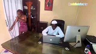 what if your boss walked in right now during our sneaky office quickie with legs spread wide?