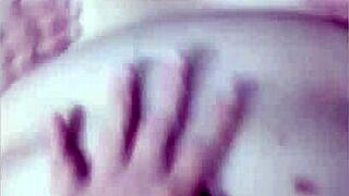 Step mom milf blows step son then rides him MISSIONARY and DOGGY before creampie in fat pussy.