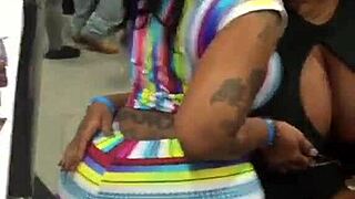 damn those big ebony boobs at the candid expo are impossible to ignore