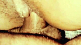 Aunty Shares Bed for Tight Pussy Creampie Cumshot