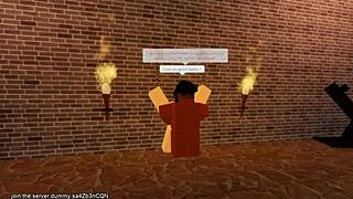 in roblox the white girl can't resist getting pounded hard by that massive bbc monster