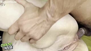 Gangbang married woman loves anal doggystyle creampie