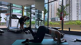 wanna sniff my sweaty yoga bush and dirty ass post-gym?