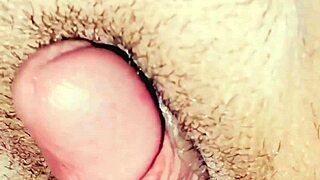 Aunty Shares Bed for Tight Pussy Creampie Cumshot