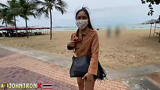 johntronx's petite asian model gets creampied doggystyle cfnm pov