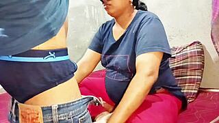Village Bhabhi Deepthroats Big Black Cock Swallows Cumshot