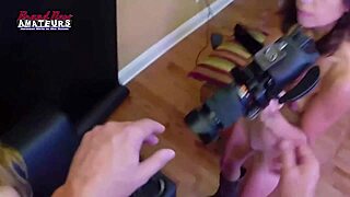 me and hot ginger piper share this cock, she rims it while i get fucked doggystyle