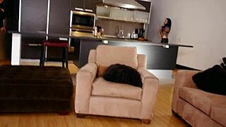 jenevieve hexx and vinyl vixon share big cock pov blowjob cumswap
