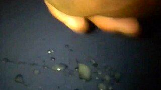 milf grabs her clit masturbates hard then shoots cum