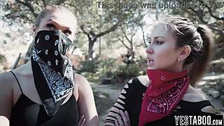 Latina Lesbian Milf Fucks Homophobe Hard in Her Home for Revenge