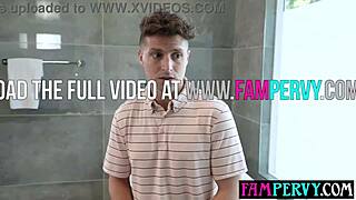 Petite Big Tits Stepsister Fucks Stepbro Hard in Shower Vacation