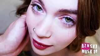 short tattooed babe sage fox bent over as amwf fuckdoll pounding her tight pussy 😍💦