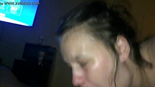 i was camera shy but she sucked cum facial out of me