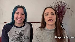 desperate amateurs olivia and alisha explore their limits in casting