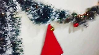 i invited roommate to christmas dinner then fucked wildly all night long