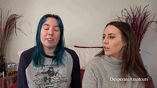 desperate amateurs olivia and alisha explore their limits in casting