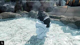 Having PASSIONATE WET SEX with my personal CUMSLUT doggystyle blowjob