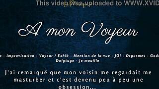peek at her french solo voyeur orgasm exploding multiple times
