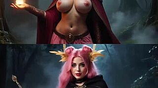 Arcadia Academy Music Video SFW and NSFW Side-by-Side