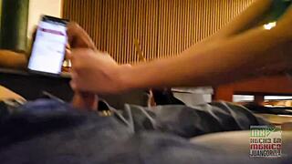 i cheated on my boyfriend with this petite mexican's first monster cock oral and tight pussy ride
