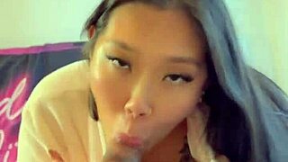 sucking his huge cock and balls sloppy pov deepthroat after work cumshot facial
