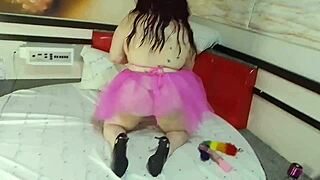vivi guedez naughty milf tempts hung cousin with natural tits toys