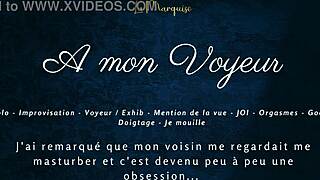 peek at her french solo voyeur orgasm exploding multiple times