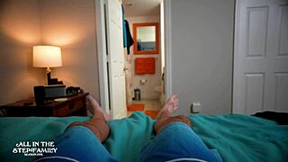 stepmom's bikini on vacation makes me cum as she rides my monster cock doggystyle