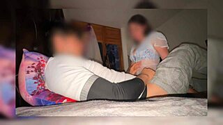 stepmom catches stepson jerking off homemade mexican milf records it all