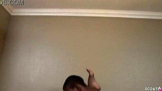 curvy ebony big butt bitch lured for rough casting pounding and facial