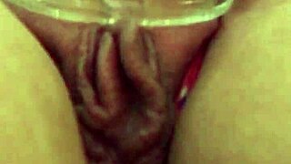 Puffy swollen pussy throbs with intense tied-up desire