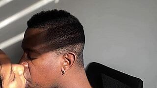 Amateur Couple's Careless Deepthroat Blowjob with Ball Licking and Face Fuck