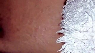 Hot Arab Wife Rides Husband's Friend Big Cock for Anal Creampie Closeup Pov