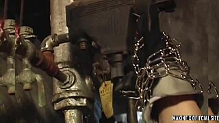 Scott Rhodes Gags on Deepthroat and Rough Cage Action